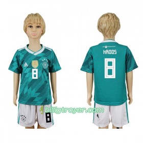 Billige Fotballdrakter Tyskland Kroos 8 Barn VM 2018 Bortedraktsett